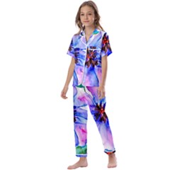 220cde476e6c434b8bbbaee3fd39d8f1 Kids  Satin Short Sleeve Pajamas Set by Fhkhan22