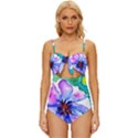 220cde476e6c434b8bbbaee3fd39d8f1 Knot Front One-Piece Swimsuit View1