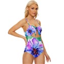 220cde476e6c434b8bbbaee3fd39d8f1 Knot Front One-Piece Swimsuit View3