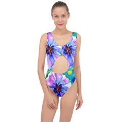 220cde476e6c434b8bbbaee3fd39d8f1 Center Cut Out Swimsuit by Fhkhan22