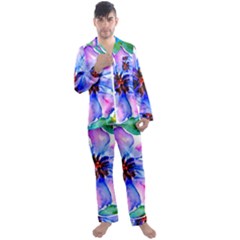 220cde476e6c434b8bbbaee3fd39d8f1 Men s Long Sleeve Satin Pajamas Set by Fhkhan22