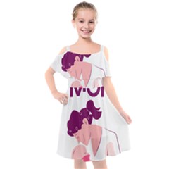 2 20230504 230106 0001 Kids  Cut Out Shoulders Chiffon Dress by Fhkhan22