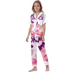 2 20230504 230106 0001 Kids  Satin Short Sleeve Pajamas Set by Fhkhan22