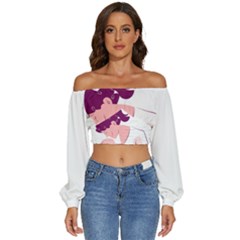 2 20230504 230106 0001 Long Sleeve Crinkled Weave Crop Top by Fhkhan22