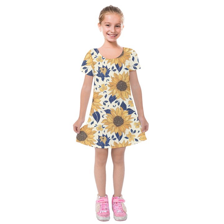 20230509 010303 0000 Kids  Short Sleeve Velvet Dress