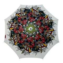 Mural Graffiti Paint Golf Umbrellas by Salman4z