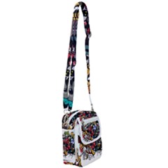 Mural Graffiti Paint Shoulder Strap Belt Bag by Salman4z