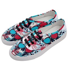 That Cool Graffiti Skull Women s Classic Low Top Sneakers by Salman4z