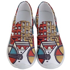 Amsterdam Graphic Design Poster Illustration Men s Lightweight Slip Ons by Salman4z