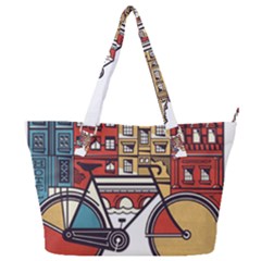 Amsterdam Graphic Design Poster Illustration Full Print Shoulder Bag by Salman4z