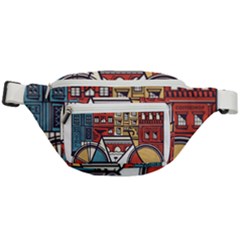 Amsterdam Graphic Design Poster Illustration Fanny Pack by Salman4z