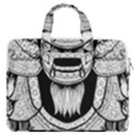 Balinese Art Barong Drawing Bali White Background People MacBook Pro 13  Double Pocket Laptop Bag View1