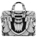 Balinese Art Barong Drawing Bali White Background People MacBook Pro 13  Double Pocket Laptop Bag View2