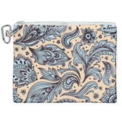 Texture Ornament Paisley Canvas Cosmetic Bag (xxl) by Salman4z