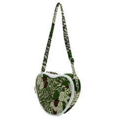 Texture Ornament Pattern Seamless Paisley Heart Shoulder Bag