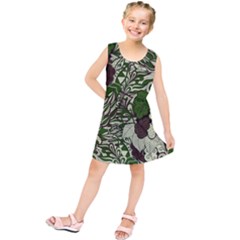 Texture Ornament Pattern Seamless Paisley Kids  Tunic Dress