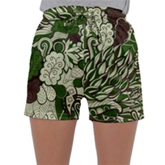 Texture Ornament Pattern Seamless Paisley Sleepwear Shorts by Salman4z