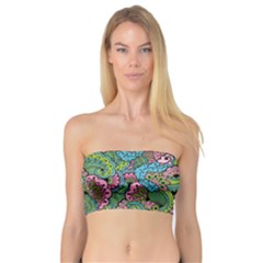 Background Texture Paisley Pattern Bandeau Top by Salman4z