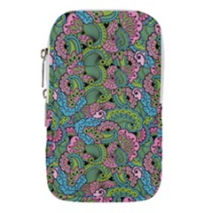 Background Texture Paisley Pattern Waist Pouch (small) by Salman4z