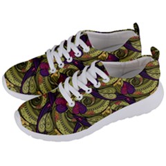 Pattern Vector Texture Style Garden Drawn Hand Floral Men s Lightweight Sports Shoes by Salman4z