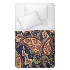 Leaves Flowers Background Texture Paisley Duvet Cover (single Size) by Salman4z