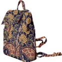 Leaves Flowers Background Texture Paisley Buckle Everyday Backpack View1