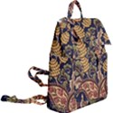 Leaves Flowers Background Texture Paisley Buckle Everyday Backpack View2