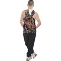 Leaves Flowers Background Texture Paisley Men s Sleeveless Hoodie View2