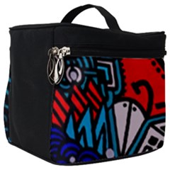 Multicolored Doodle Art Street Art Make Up Travel Bag (big)