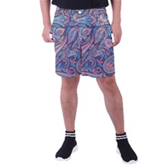 Background Ornament Paisley Men s Pocket Shorts by Salman4z