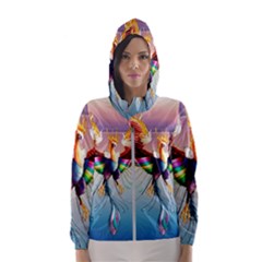 Picsart 23-05-08 19-20-32-181 Women s Hooded Windbreaker by DeSine