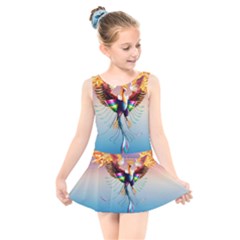 Picsart 23-05-08 19-20-32-181 Kids  Skater Dress Swimsuit by DeSine