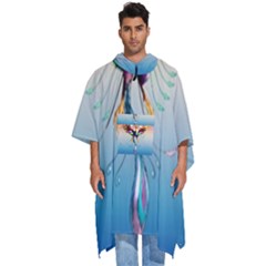 Picsart 23-05-08 19-20-32-181 Men s Hooded Rain Ponchos by DeSine