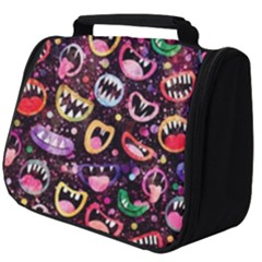 Funny Monster Mouths Full Print Travel Pouch (big)