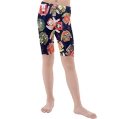 Ugly Christmas Kids  Mid Length Swim Shorts by Salman4z