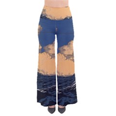 Waves Aesthetic Ocean Retro Sea Vintage So Vintage Palazzo Pants by Salman4z