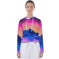 Sun Ultra Artistic 3d Illustration Sunset Women s Slouchy Sweat by Salman4z