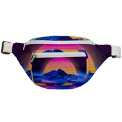 Sun Ultra Artistic 3d Illustration Sunset Fanny Pack by Salman4z