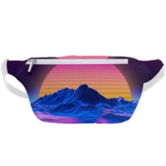 Sun Ultra Artistic 3d Illustration Sunset Waist Bag  by Salman4z