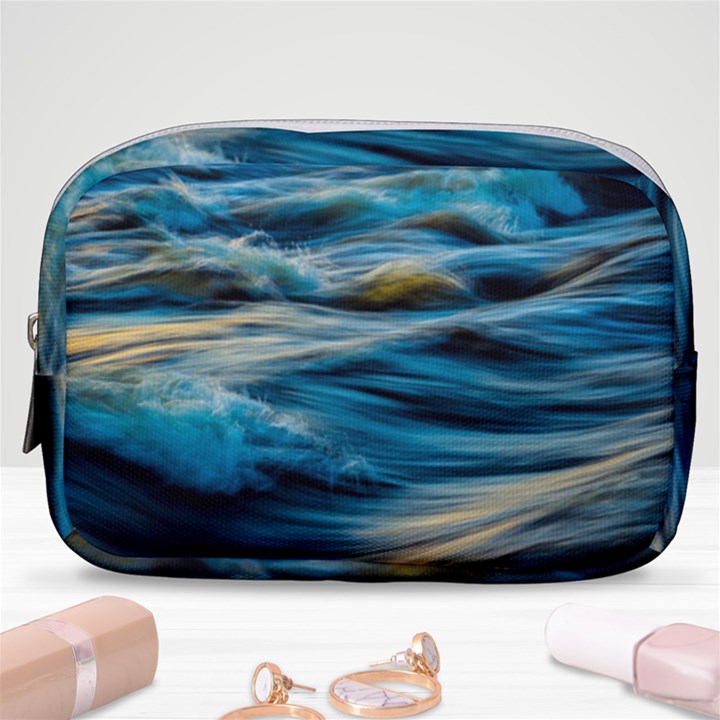 Waves Abstract Make Up Pouch (Small)