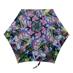 Rick And Morty Time Travel Ultra Mini Folding Umbrellas by Salman4z