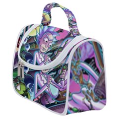 Rick And Morty Time Travel Ultra Satchel Handbag by Salman4z