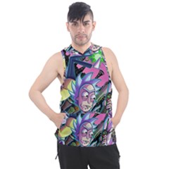 Rick And Morty Time Travel Ultra Men s Sleeveless Hoodie by Salman4z