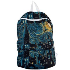 Hogwarts Castle Van Gogh Foldable Lightweight Backpack by Salman4z