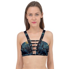 Hogwarts Castle Van Gogh Cage Up Bikini Top by Salman4z