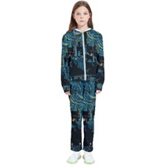 Hogwarts Castle Van Gogh Kids  Tracksuit by Salman4z