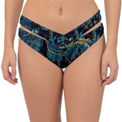 Hogwarts Castle Van Gogh Double Strap Halter Bikini Bottoms by Salman4z