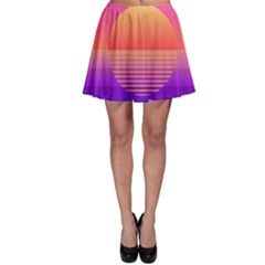 Sunset Summer Time Skater Skirt by Salman4z