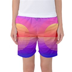 Sunset Summer Time Women s Basketball Shorts by Salman4z