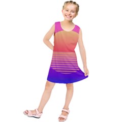 Sunset Summer Time Kids  Tunic Dress by Salman4z